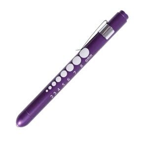 Pen Light with Pupil Gauge, Reusable LED Penlight Medical for Doctor Nurse